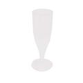 Hoffmaster 4 oz Plastic Champagne Glass, 96PK 180018